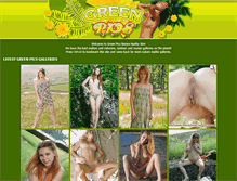 Tablet Screenshot of greenpics.com